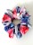 Różowo niebieska scrunchie