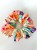 Kolorowa scrunchie w kwiaty