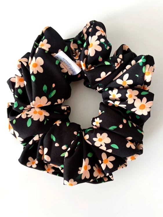 Czarna Scrunchie maxi