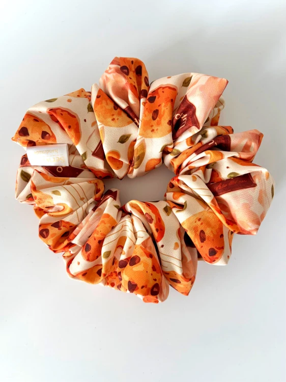 Scrunchie maxi w ciasteczka